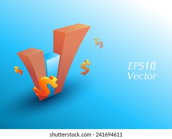  abstract vector background with bar graphs . Eps10