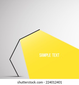 Abstract vector background. Beam of the light.