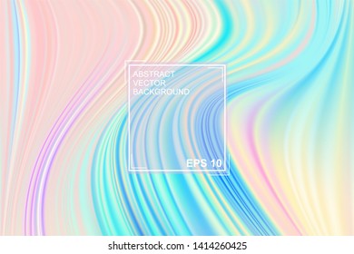 Abstract vector background. with beautiful fancy paint patterns. Liquid form. Fluid art. Wave. Art design for your design. A colorful combination of  of tender colors.