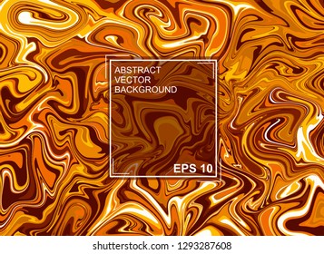 Abstract vector background. with beautiful fantasy ink patterns. Liquid paint. Fluid art. The ornament of marble. Art design for your design. Colorful bright combination of colors.