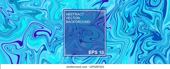 Abstract vector background. with beautiful fantasy ink patterns. Liquid paint. Fluid art. The ornament of marble. Art design for your design. Colorful bright combination of colors.