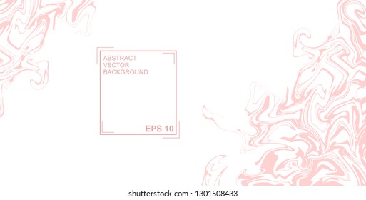 Abstract vector background. with beautiful fantasy ink patterns. Liquid paint. Fluid art. The ornament of marble. Art design for your design. Colorful bright combination of colors.