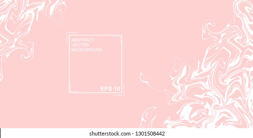 Abstract vector background. with beautiful fantasy ink patterns. Liquid paint. Fluid art. The ornament of marble. Art design for your design. Colorful bright combination of colors.