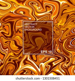 Abstract vector background. with beautiful fantasy ink patterns. Liquid paint. Fluid art. The ornament of marble. Art design for your design. Colorful bright combination of colors.