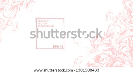 Abstract vector background. with beautiful fantasy ink patterns. Liquid paint. Fluid art. The ornament of marble. Art design for your design. Colorful bright combination of colors.
