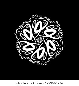 Fondo abstracto vectorial, formas hermosas