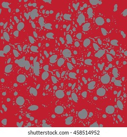 abstract vector background with beige dots on red