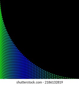 Abstract vector background in black.