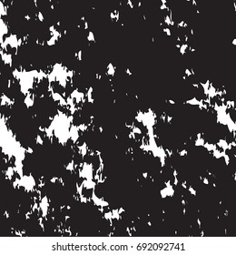 Abstract vector background of black ink blurry spots against white background eps 10.
