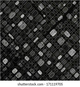 Abstract vector background. Black modern stylish texture.