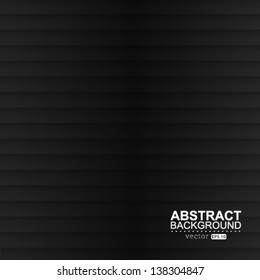 Abstract vector background with black paper layers.