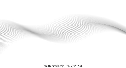 Abstract vector background with black wavy lines. EPS10 