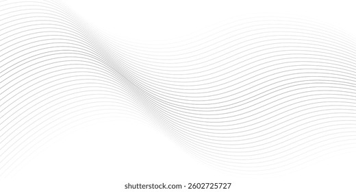 Abstract vector background with black wavy lines. EPS10 