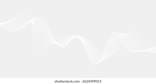 Abstract vector background with black wavy lines. EPS10
