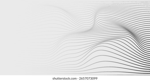 Abstract vector background with black wavy lines modern sport background. vektor