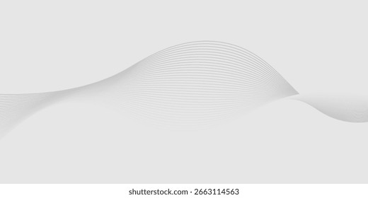 Abstract vector background with black wavy lines. EPS10