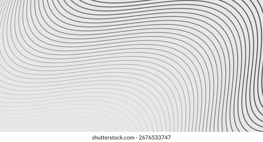 Abstract vector background with black wavy lines Luxury design template with modern background