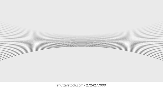 Fondo de Vector Abstractas con líneas onduladas negras. EPS10
