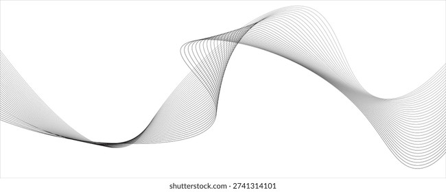 Free Stock Photo of Abstract colorful wavy lines on black background ...