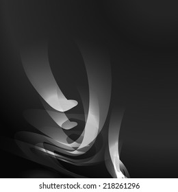 Abstract vector background. abstract black and white lines