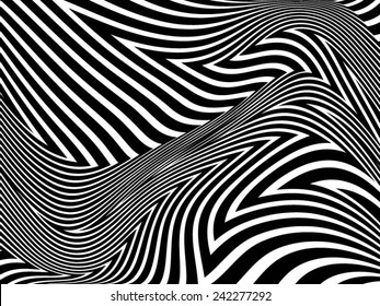 Abstract vector background. Black and white background 
