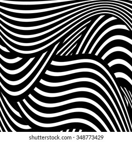 Abstract vector background. Black and white background 