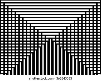 Abstract vector background. Black and white background 