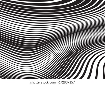Abstract vector background. Black and white background 