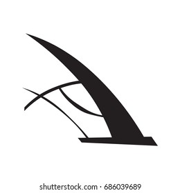 Abstract vector background. Black and white logo with boat. Exotic print. Modern art. For book, leaflet, notepad, textile, paper, postcard, invitation card design.