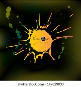 Abstract vector background with blobs