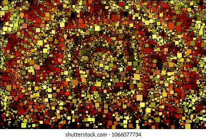 Abstract vector background of block colored mosaic made of elements of geometric rectangular shape