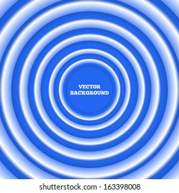 Abstract vector background. Blue circles
