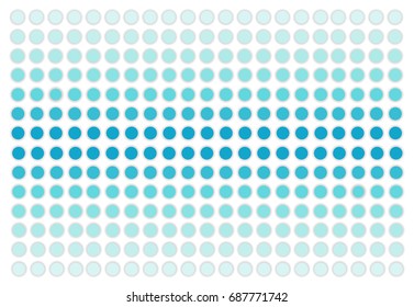 abstract vector background with blue circles with shadows, flat design concept