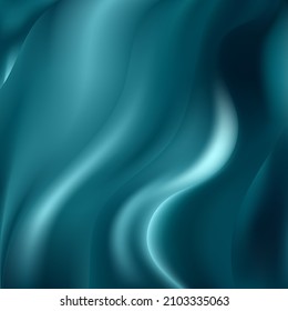 Abstrakter Vektorhintergrund. Blauer, geputzter Stoff. Schönheit und Mode, Textilien.