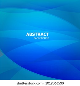Abstract vector background with blue curve line for brochure and website, illustration design for motion wave.