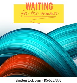 Resumen del fondo vectorial. Imagen de curva azul para pantalla, fondo. Diseño para dispositivos electrónicos
