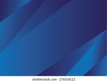 Abstract vector background with blue paper layers