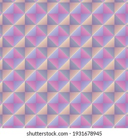 Abstract vector background. Blue, pink and yellow squares with neon light.