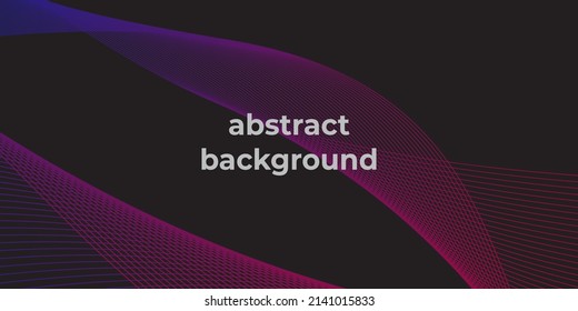 Abstract Vector Background, Blue And Purple