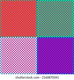 abstract vector background of blue and purple cubes