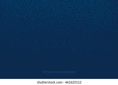 Abstract vector background, blue round particles. Vector illustration.