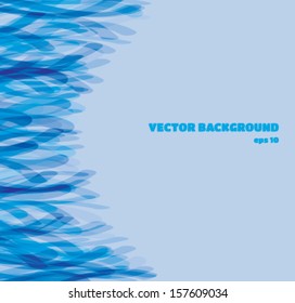 Abstract vector background in blue shades eps10