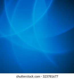 Abstract vector background blue smooth twist light bright wave lines