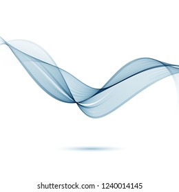 Abstract vector background, blue waved lines for brochure, website, flyer design. illustration eps10.