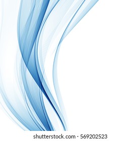 Abstract vector background, blue waved lines for brochure, website, flyer design. illustration eps10.
