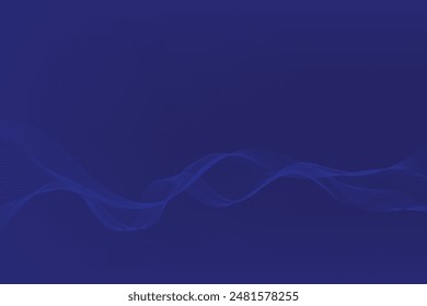Abstract vector background with blue wavy lines. EPS10
