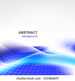 Abstract vector background in blue and white/design with place for your content or creative editing