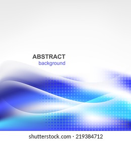 Abstract vector background in blue and white/design with place for your content or creative editing