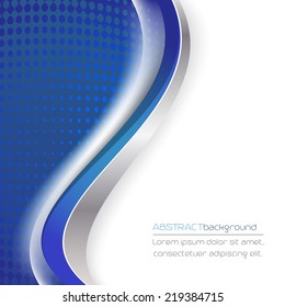 Abstract vector background in blue and white/design with place for your content or creative editing