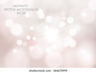 Abstract vector background with blur and bokeh effect